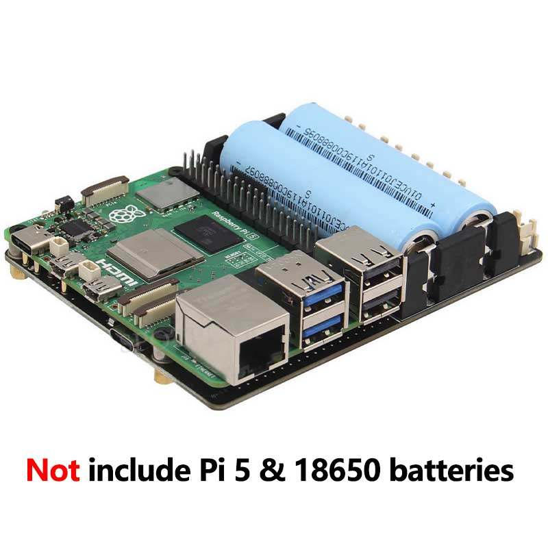 Raspberry Pi 5 18650 UPS Board - đánh giá và giá Raspberry Pi Uninterrupted Power Supply Ups 18650