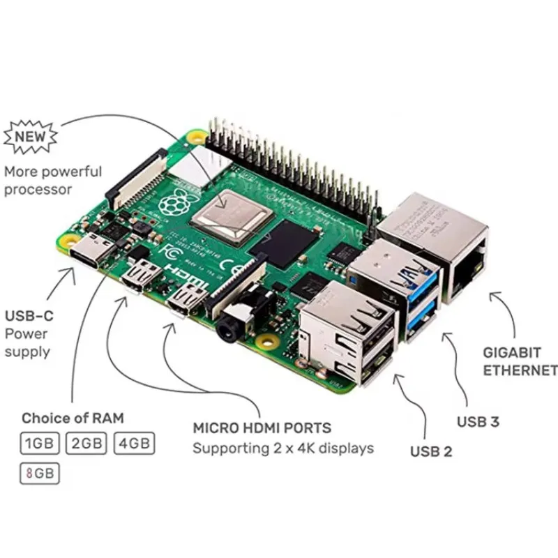 2026 Hot! Lorida Raspberry Pi4 - đánh giá và giá Raspberry Pi 4 8Gb Ram Kit