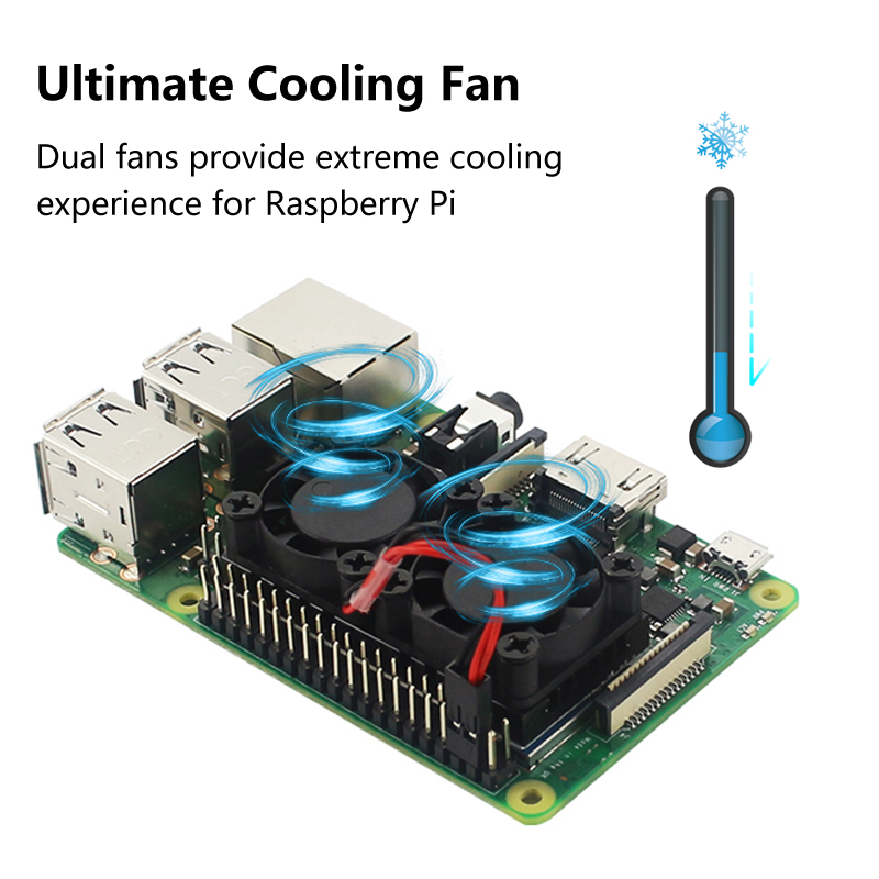 Raspberry Pi 4 Kép Có Quạt Tản - đánh giá và giá Raspberry Pi Water Cooling Kit
