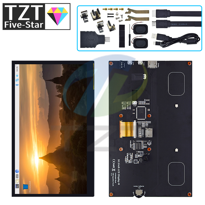 TZT 10.1 Inch HDMI-compatible  - đánh giá và giá Raspberry Pi 10.1 Inch Capacitive Touch Screen Ips