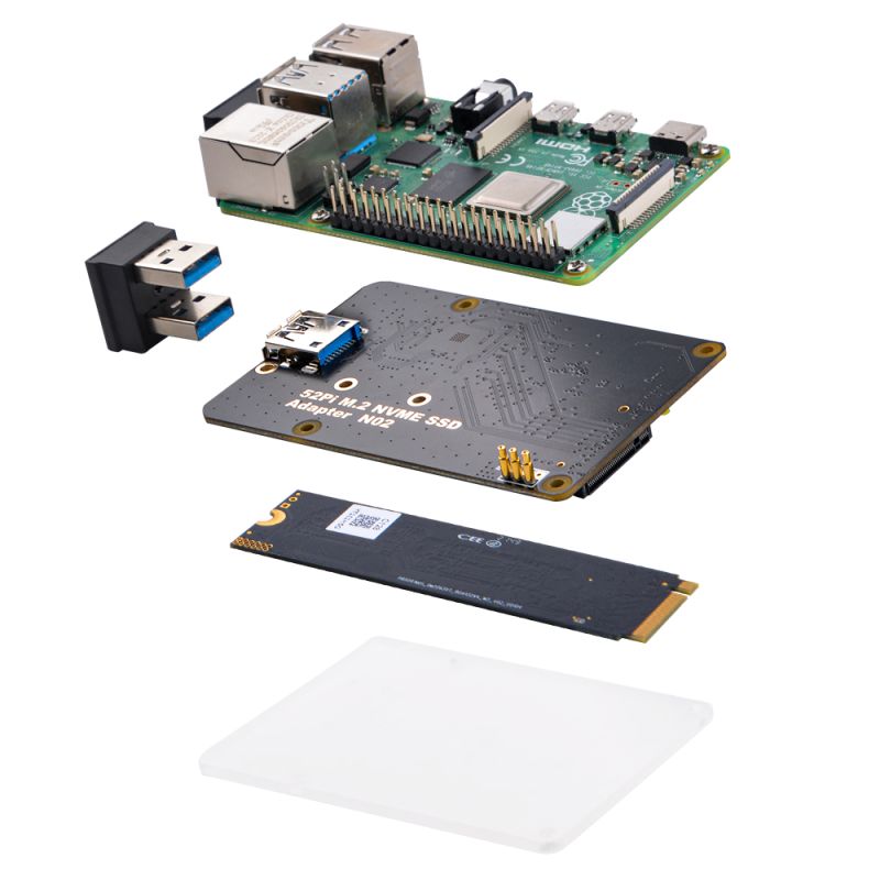 Raspberry Pi 4 Model B M.2 NVM - đánh giá và giá Argon One V3 M.2 Nvme Case