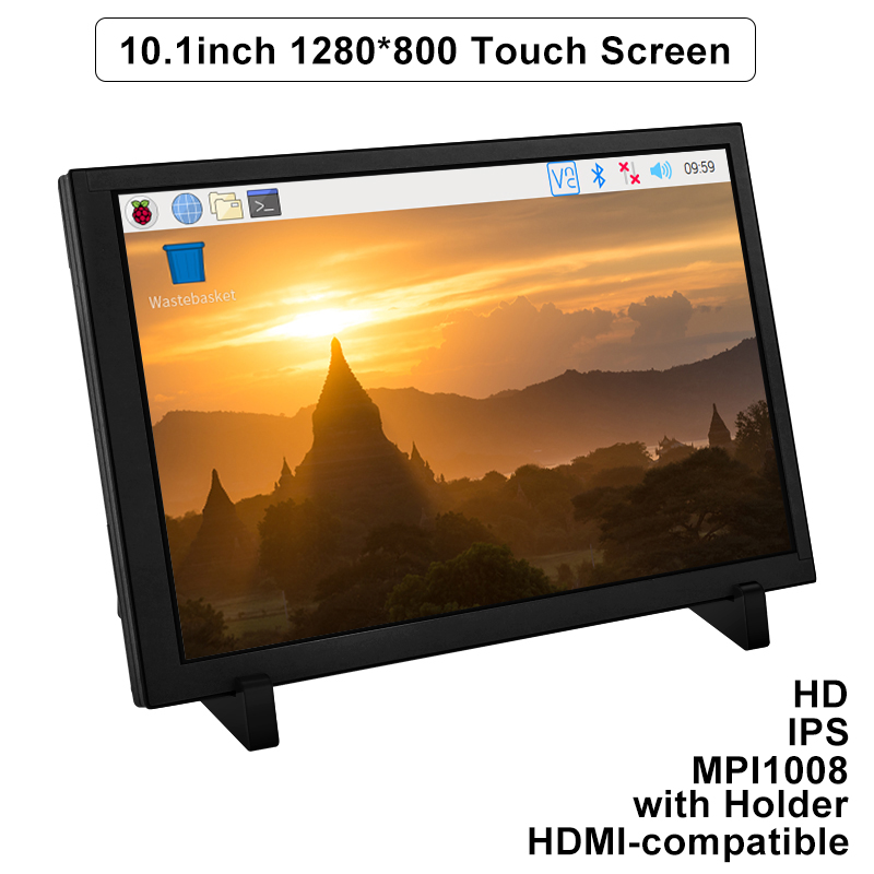 10.1 Inch Raspberry Pi 4B Màn  - đánh giá và giá Raspberry Pi 10.1 Inch Capacitive Touch Screen Ips