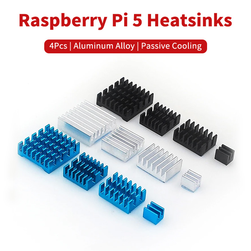 4Pcs Raspberry Pi 5 Heatsinks  - đánh giá và giá Raspberry Pi Water Cooling Kit