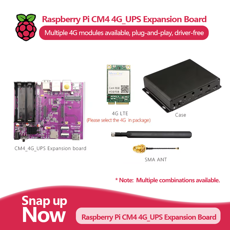 Raspberry Pi CM4 4G_UPS Uninte - đánh giá và giá Raspberry Pi Uninterrupted Power Supply Ups 18650